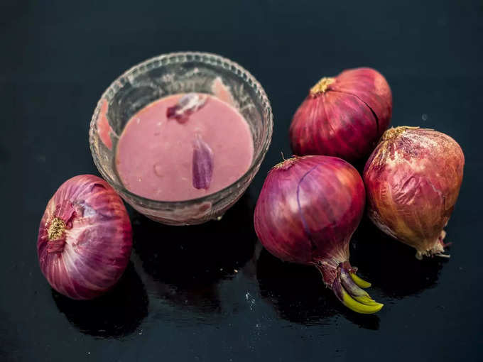 পেঁয়াজ এবং লেবুর রস(Onion Paste)