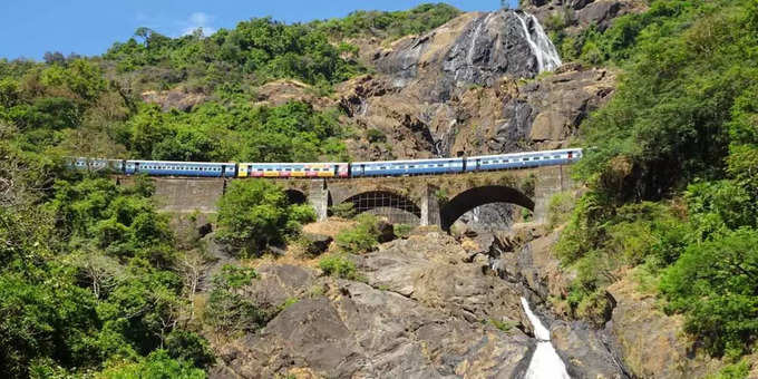 Dudh Sagar Waterfalls Railway Station, Goa