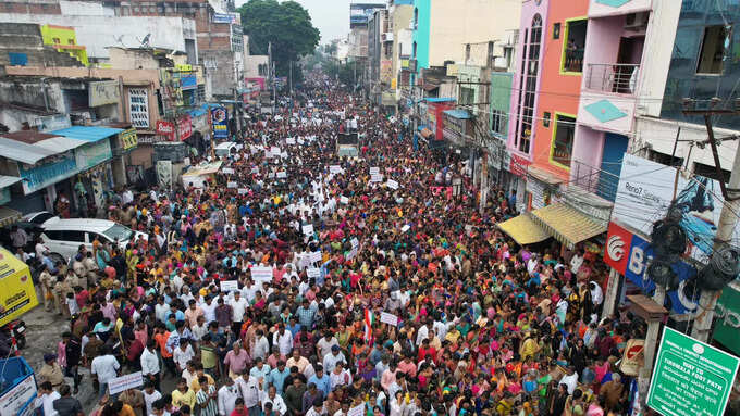 జనసంద్రంగా మారిన తిరుపతి.. ఆత్మగౌరవ మహా ర్యాలీకి విశేష స్పందన