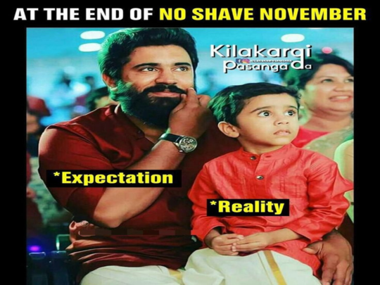 no shave november meme expectation