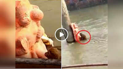 Viral Video: गंगनहर में डूबते बंदर का सहारा बने बजरंगबली, पुलिस ने ऐसे किया रेस्क्यू