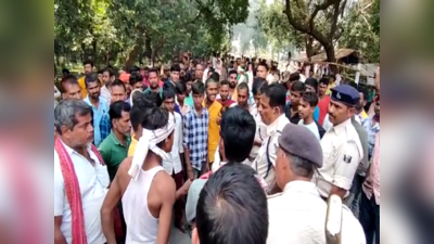 Bhojpur Crime : काट कर छत से नीचे फेंका, दो लोगों को मारी गोली, मूर्ति विसर्जन में नाच की वजह से हिंसक झड़प
