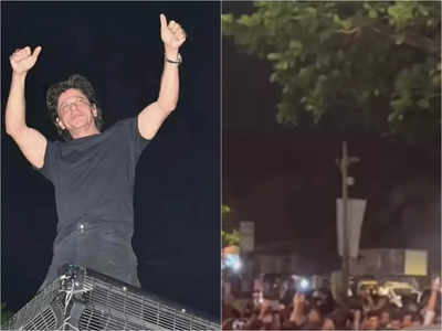 Shah Rukh Khan Birthday: জন্মদিনে প্রথা ভেঙে রাতেই মন্নতের ব্যালকনিতে শাহরুখ, সঙ্গী খুদে আব্রাম