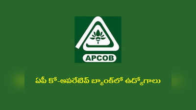 APCOB: ఏపీ కో-ఆపరేటివ్ బ్యాంక్‌లో ఉద్యోగాలు.. పూర్తి వివరాలివే
