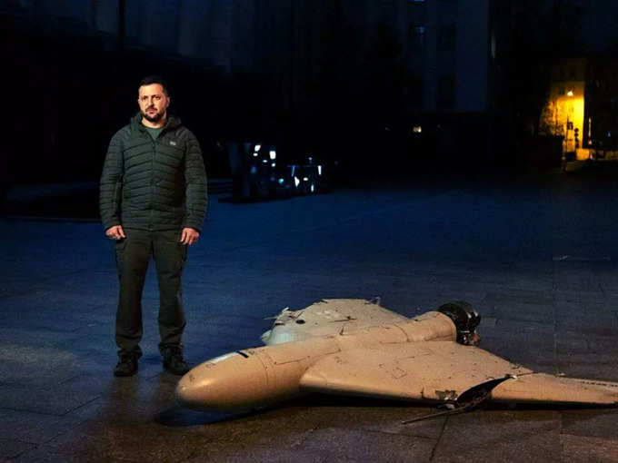 यूक्रेन में मिला ईरानी शहीद-136 का मलबा