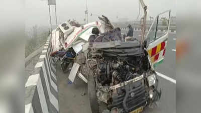 Ghaziabad News: दिल्ली-मेरठ एक्सप्रेसवे पर रॉन्ग साइड दौड़ रही ऐंबुलेंस सामने ट्रक से जा भिड़ी, 2 की मौत...3 गंभीर