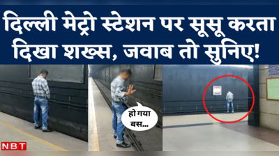 Delhi Metro Viral Video: दिल्ली मेट्रो स्टेशन पर पेशाब करते शख्स का वीडियो वायरल, पूछने पर दिया ये जवाब