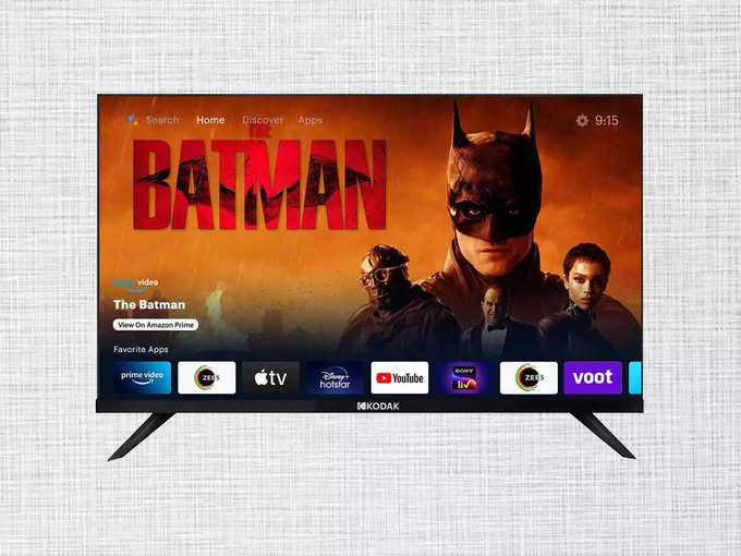 ​Kodak 108 cm (43 inches) Full HD Certified Android LED TV 43FHDX7XPROBL (Black)