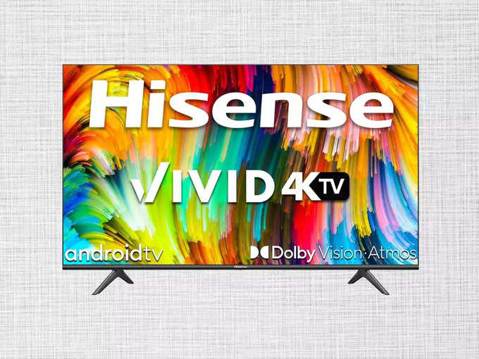 ​Hisense 108 cm (43 inches) 4K Ultra HD Smart Certified Android LED TV 43A6GE (Black)