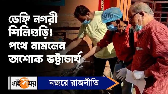 Dengue Symptoms : ডেঙ্গি নগরী শিলিগুড়ি! পথে নামলেন অশোক ভট্টাচার্য