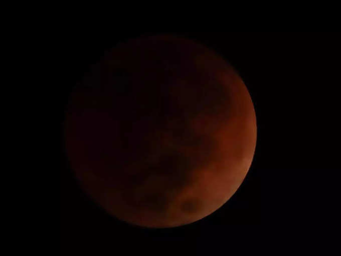 Full lunar eclipse in Mexico