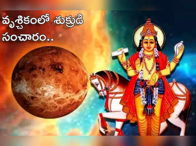 Venus Transit in Scorpio రేపే వృశ్చిక రాశిలో శుక్రుడి రవాణా.. 12 రాశులపై ఎలాంటి ప్రభావం పడుతుందంటే...!