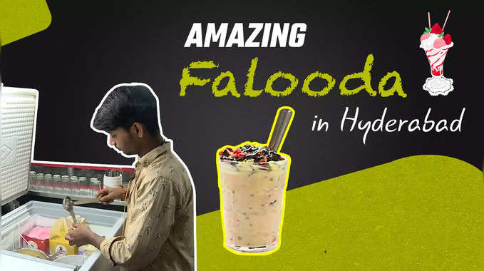 Famous Dry Fruit Falooda in Hyderabad | Hyderabad Street Food | 