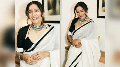 Neena Gupta Saree Look: દીકરીએ ડિઝાઇન કરેલી સાડીમાં નીના ગુપ્તાનો સ્ટનિંગ લૂક, અન્ય એક્ટ્રેસિસને પણ આપી ટક્કર