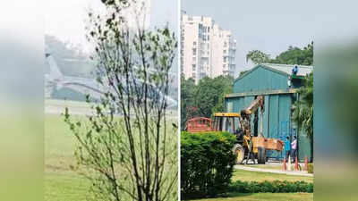 Noida News: ग्रेटर नोएडा में जेपी ग्रीन्स का अवैध हेलीपैड ध्वस्त, हाई कोर्ट ने गोल्फ कोर्स की जमीन पर काम रोका