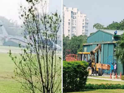 Noida News: ग्रेटर नोएडा में जेपी ग्रीन्स का अवैध हेलीपैड ध्वस्त, हाई कोर्ट ने गोल्फ कोर्स की जमीन पर काम रोका