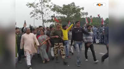 Cooch Behar News : অখিল গিরির বিরুদ্ধে BJP-র প্রতিবাদ মিছিলকে কেন্দ্র করে উত্তেজনা তুফানগঞ্জে,পালটা মিছিল TMC-র