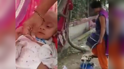 बेटे की जिंदगी बचाने के लिए 5 महीने से  फुटपाथ पर सो रहे हैं माता-पिता, पंप के सहारे जिगर के टुकड़े को सांसें दे रही है मां