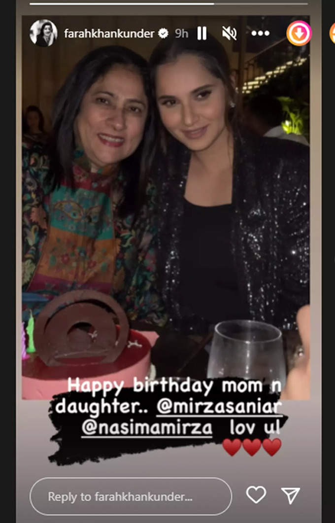 Farah Khan celebrate Sania Mirza birthday