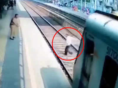 Video: हा तर मुर्खपणाचा कळसच! एका बुटासाठी धावत्या ट्रेनसमोर मारली उडी
