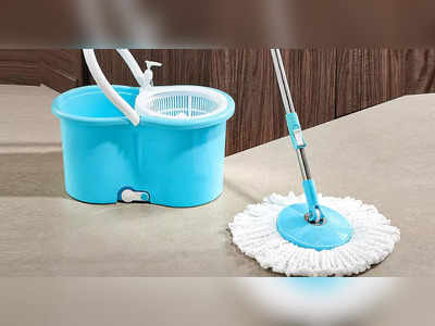 Spin Mop With Bucket : इन स्पिन मॉप और बकेट सेट की मदद से कम पानी और मेहनत खर्च करके चमकाएं अपना घर