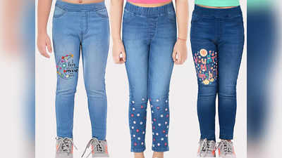 ट्रेंड में हैं वेस्टर्न लुक वाली ये Jeggings, मिल रही हैं 5 से लेकर 15 साल तक की लड़कियों के लिए