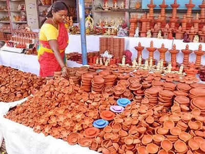 அகல் விளக்கு விற்பனை.. ரூ.5 லட்சம் வருமானம் ஈட்ட இலக்கு!