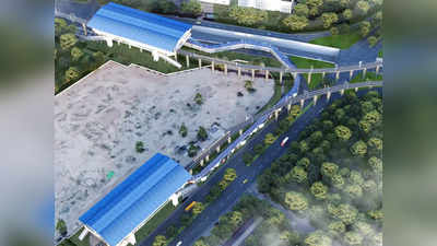 Noida Metro: ट्रेवलेटर, एसी...ब्लू और एक्वा लाइन मेट्रो के बीच बनेगा स्काईवॉक, एयरपोर्ट जैसी आएगी फीलिंग