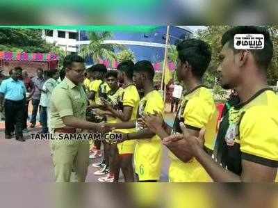 காரைக்குடி அருகே  பொறியியல் கல்லூரியில் மாநில அளவிலான கபடி போட்டி 19 அணிகள் பங்கேற்பு