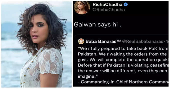 Richa Chadha Tweet