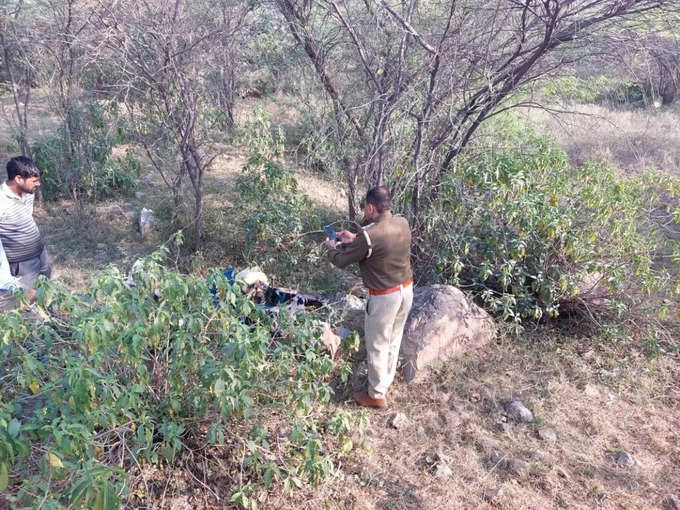 ​अरावली के जंगलों में पुलिस कर रही खोजबीन
