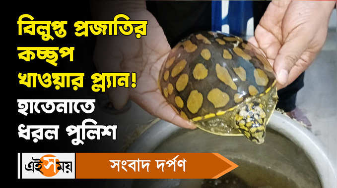 Baruipur News: বিলুপ্ত প্রজাতির কচ্ছপ খাওয়ার প্ল্যান! হাতেনাতে ধরল পুলিশ