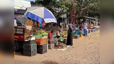 മാര്‍ക്കറ്റ് കെട്ടിടം കാഴ്ചവസ്തു; ദേശീയപാതയില്‍ യാത്രക്കാരെ ബുദ്ധിമുട്ടിച്ച് മത്സ്യ, പച്ചക്കറി വില്പനക്കാര്‍