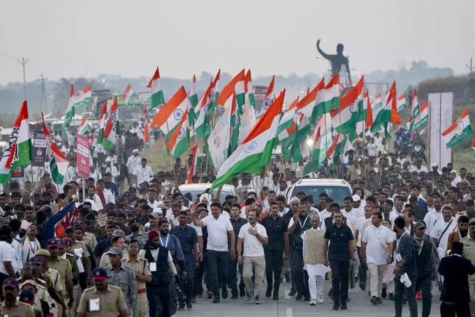 రాహుల్ గాంధీ భారత్ జోడో యాత్ర.. అపురూప చిత్రాలు