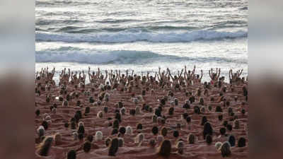 ऑस्ट्रेलिया के बीच पर बिना कपड़ों के जुटे 2500 लोग, वजह जानकर आप करेंगे सैल्‍यूट!