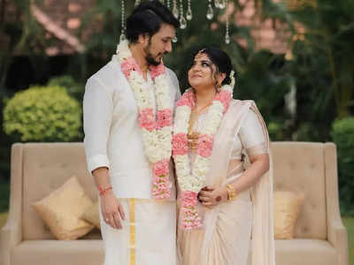 Manjima-Gautham Karthik: साउथ स्टार गौतम कार्तिक ने मंजिमा मोहन से रचाई शादी, मंडप से वायरल हुई वेडिंग फोटो