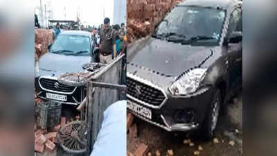 Noida: పానీపూరి తింటుండగా... ముగ్గురు చిన్నారులపైకి దూసుకెళ్లిన కారు