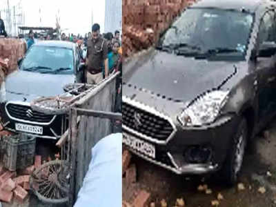 Noida: పానీపూరి తింటుండగా... ముగ్గురు చిన్నారులపైకి దూసుకెళ్లిన కారు