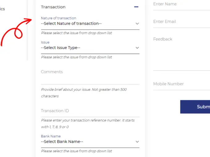 सभी डिटेल्स को अच्छे से भरें
