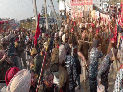 Sangrur Lathi charge: पंजाब में मजदूर यूनियन पर लाठीचार्ज, भगवंत मान के आवास की तरफ करने जा रहे थे प्रदर्शन
