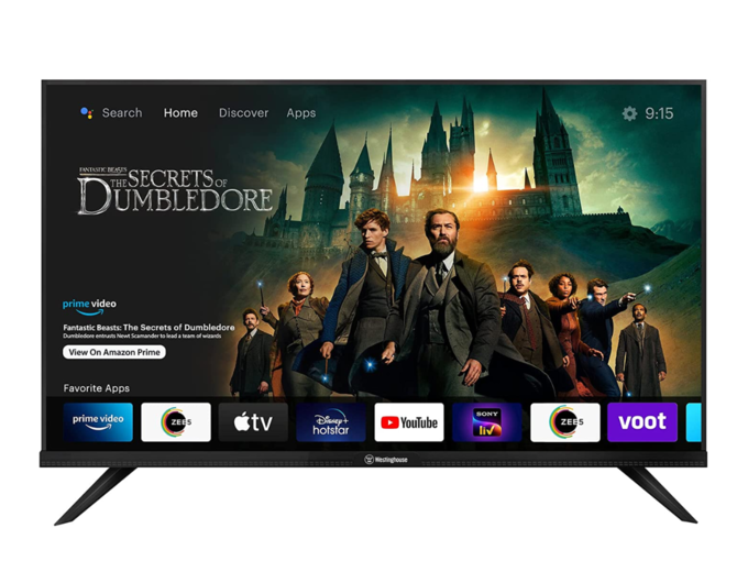 ​Westinghouse 106 cm (43 inches) Full HD Smart Certified Android LED TV: