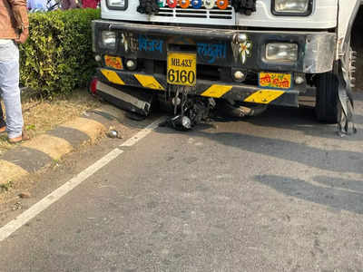 Pune : बारामतीजवळ रस्त्यावर डंपरची दुचाकीला जोरदार धडक; भीषण अपघातात युवकाचा जागीच मृत्यू