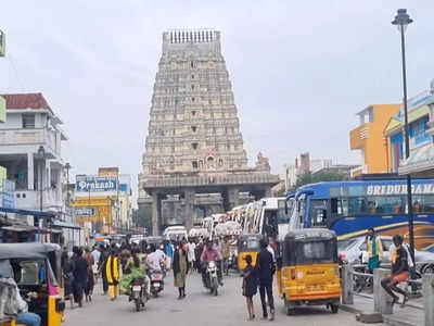 காஞ்சியில் குவியும் ஐயப்ப பக்தர்கள் - கடும் போக்குவரத்து நெரிசலால் உள்ளூர் மக்கள் அவதி