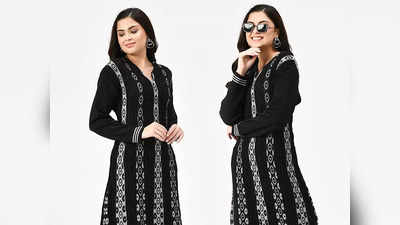 Best winter Woolen Kurtis को ऑफिस वेयर के लिए करें ट्राय, ठंड में देंगी एलिगेंट लुक