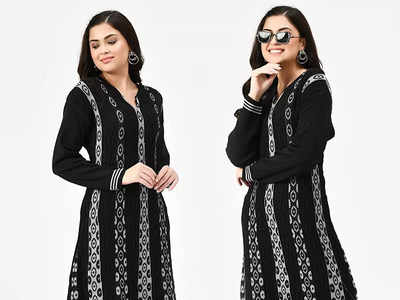 Best winter Woolen Kurtis को ऑफिस वेयर के लिए करें ट्राय, ठंड में देंगी एलिगेंट लुक