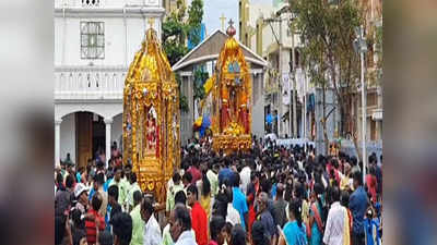 நாகர்கோவில் கோட்டார் புனித சவேரியார் பேராலயம் தேர் திருவிழா; பல்லாயிரக்கணக்கான கிறிஸ்தவர்கள் பங்கேற்பு!