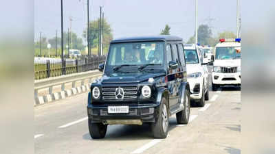 Devendra Fadnavis: समृद्धी महामार्गावर गाडी १५०च्या स्पीडवर; फडणवीसांनी चालवलेली मर्सिडीज कोणत्या बिल्डरची?