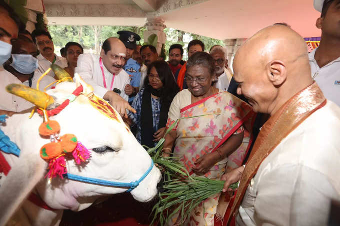 పద్మావతి అమ్మవారి సేవలో రాష్ట్రపతి ద్రౌపది ముర్ము