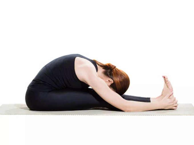 ​पश्चिमोत्तानासन (Seated forward bend )