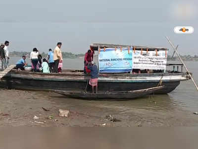 Namami Gange : বলাগড়ে নমামি গঙ্গে কর্মসূচি, ছাড়া হল লক্ষাধিক মাছের চারা